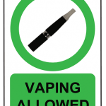 Vaping Allowed Banner